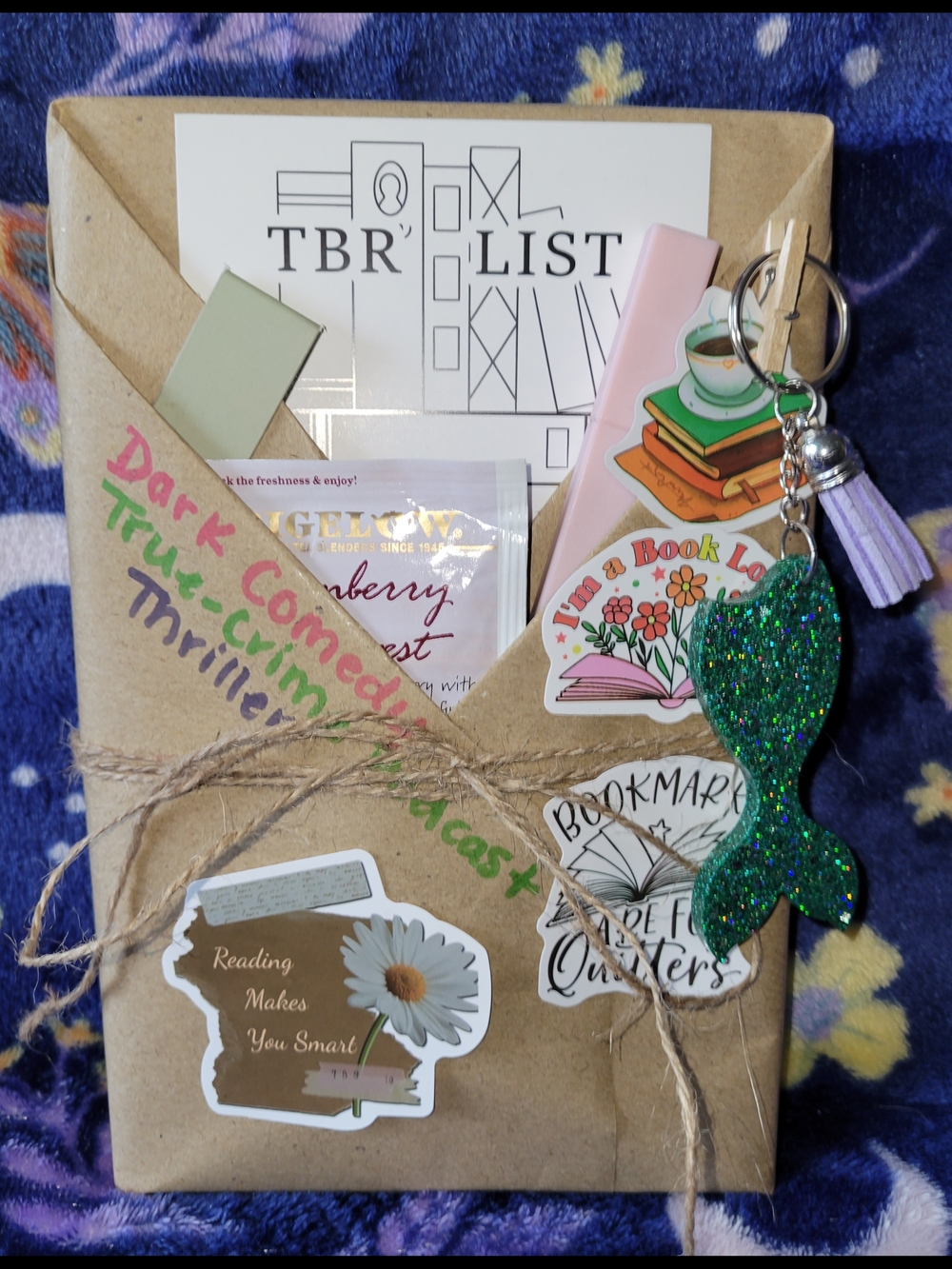 Blind Date With A Book With Handmade Keychain